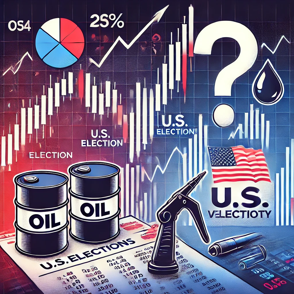 Las acciones suben, pero enfrentan posible baja semanal por inquietud electoral en EE.UU.; el petróleo crudo aumenta