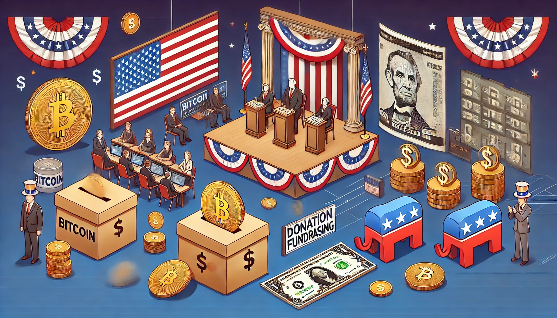 La economía manda: Trump y Harris ahora buscan apoyo y fondos de la industria bitcoin que antes rechazaban