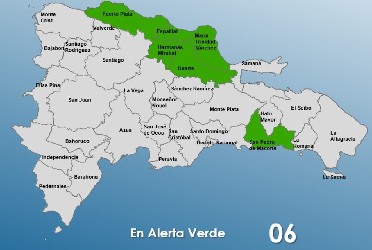 Alerta Meteorológica: Aguaceros en Seis Provincias