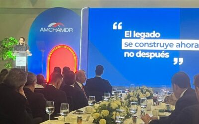 Mapa de la República Dominicana resaltando el nearshoring.