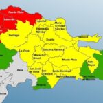 Mapa de provincias en alerta roja por lluvias según COE