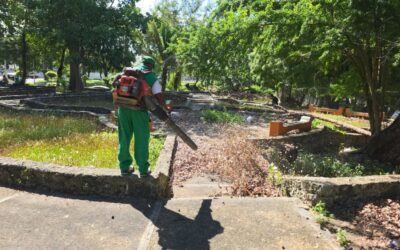 Digecac embellece parque Domingo Liz en Santo Domingo Este