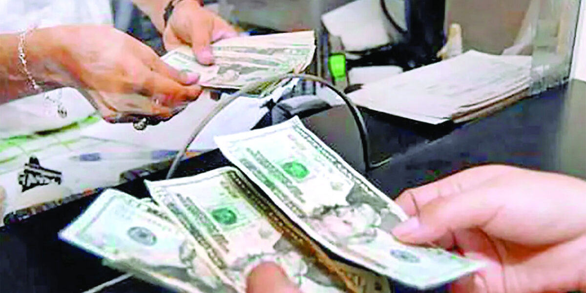 Gráfico del flujo de remesas en RD con un crecimiento del 5.4%
