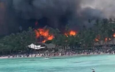 Incendio en Bayahibe afecta turismo