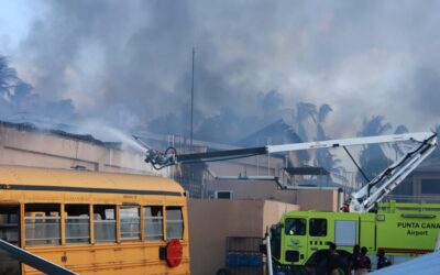 incendio en Bayahibe hotel en ruinas