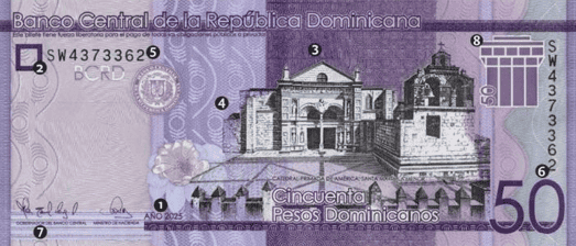 Nuevos billetes en RD con seguridad mejorada