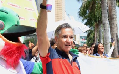 Recorrido de la antorcha Juegos 2026 en Santo Domingo
