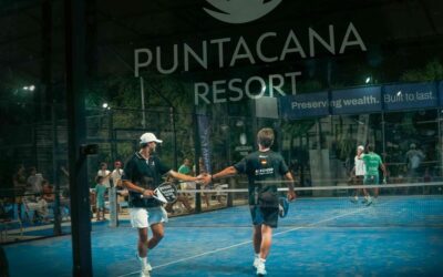 Evento de pádel en Puntacana Resort con Fernando Poggi