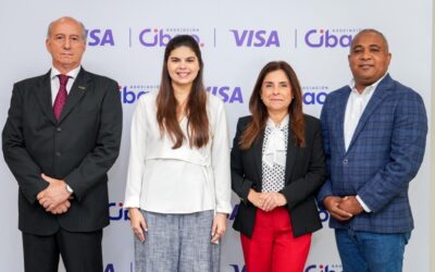 Ganadores de la promoción Visa y Asociación Cibao en Madrid