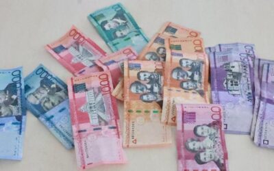 Gráfico de la apreciación del peso dominicano en el mercado.