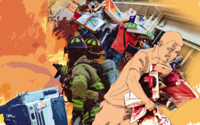 Comportamiento en multitudes puede ser solidario u oportunista.