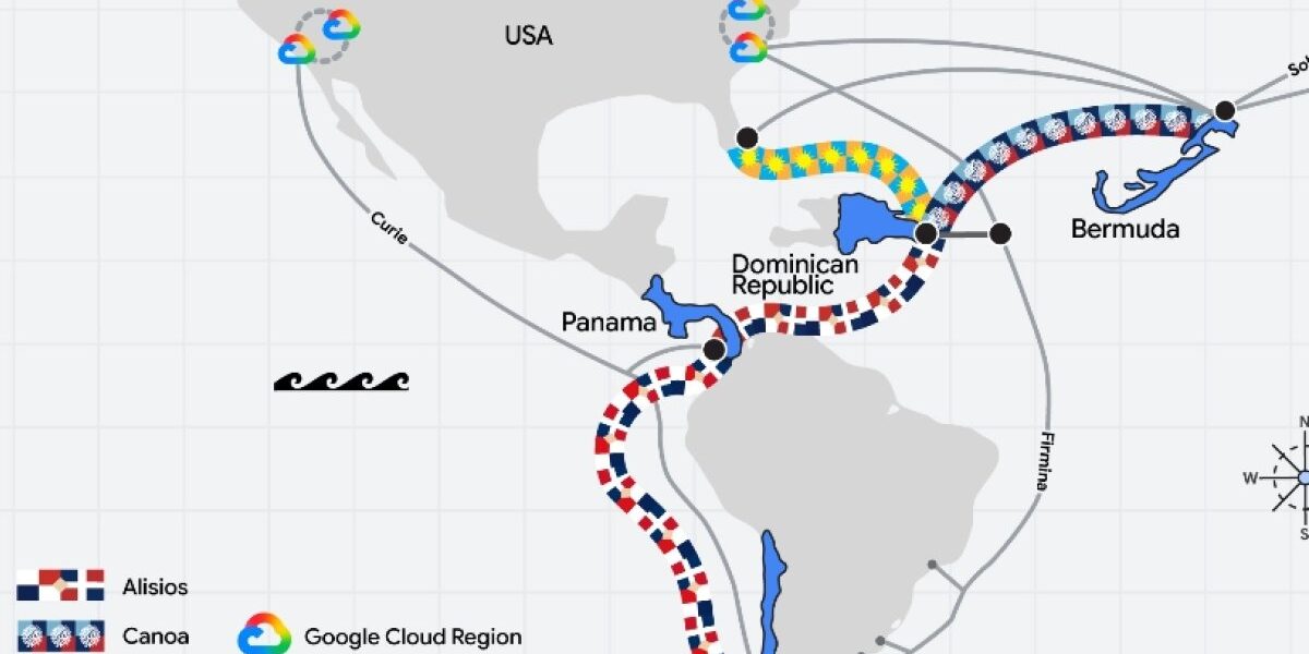 Nuevas rutas de cables submarinos en República Dominicana
